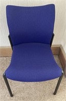 Blue cloth chairs