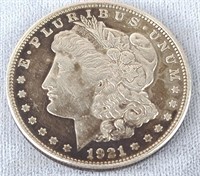 1921D Morgan Silver Dollar