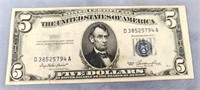 1953 Blue Seal $5