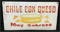 Metal Chile Con Queso/quseadilla Muy Sabroso Sign
