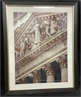 Framed Photo Of The New York Stock Exchange