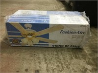 FASHION-AIRE 52" CEILING FAN WITH LIGHT KIT