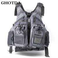 Outdoor fishing vest, life jacket clothing for