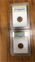 2 authentic meteorites