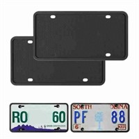 2021 New License Plate Frame Rust-proof Rubber