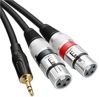TISINO Dual XLR female stereo microphone cable t