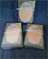 MAGIC The Gathering Deckmaster group of 3 stacks