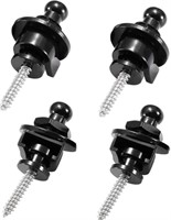 Gasea 4pcs Guitar Strap Locks and Buttons Quick
