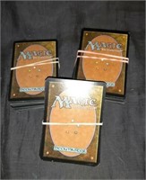 MAGIC The Gathering Deckmaster group of 3 stacks