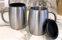 New Chilloutli C e 2 stainless steel mugs, 14 oz