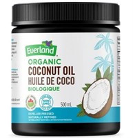 Everland organic coconut oil, 500 ml