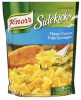 8 packs Knorr sidekicks three cheese pasta, 133g