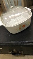 Corning Ware 5 liter dish A-3-B with unmarked lid