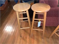 PAIR OF STOOLS 2 OF 2