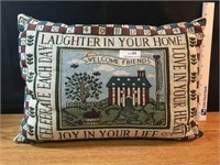 Welcome Friends Americana Pillow