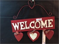 Wood Welcome Decoration