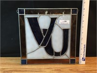 VU Vincennes University Stained Glass Sun Catcher