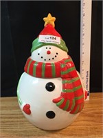10" Snowman Cookie Jar
