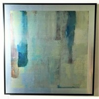 Post Modern Abstract Print on Metal Panel