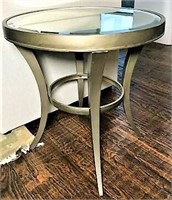 Metal Side Table with Splayed Legs &