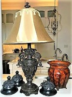 Lamp, Vase & Canister Lids