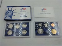2006 US Mint proof set coins
