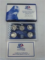 2004 US Mint proof set coins state quarters