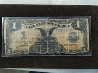 1899 Black Eagle $1 Silver Certificate paper