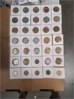 Lot of 35 french coins