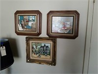 3 HARGROVE HANGING PICTURES