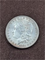 1881 Morgan Silver Dollar coin