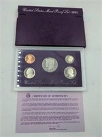 1991 US Mint proof set coins