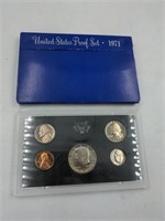 1971 US Mint proof set coins