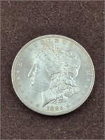 1884-O Morgan Silver Dollar coin