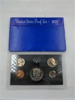 1972 US Mint proof set coins
