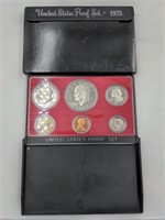 1973 US Mint proof set coins