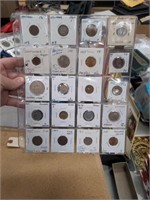 Lot of twenty miscellaneous vintage coins from