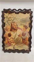 "He Careth for You" 70s Wall Hanging