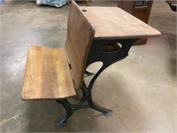 Antique school desk