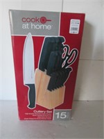 NEW COOK AT HOME 15PC CUTLERY SET