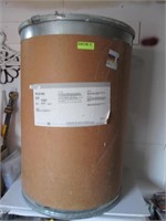 PAPER STORAGE BARREL WITH LID -USED