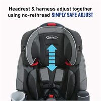 Graco Nautilus 65 LX Harness Booster Car Seat\