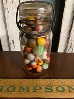 Jar of early marbles