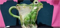 Decorative Frog Pitcher 7" Tall