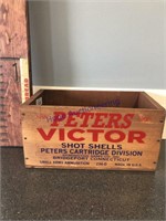PETERS VICTOR WOOD BOX-APPROX 7.5"TX15"L