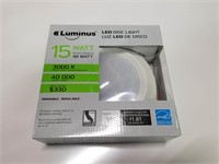 Luminus LED Disc Light 15W 3000K Bright White New