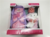 Baby Emma Baby Doll And Accessories New