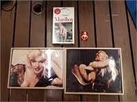 Marilyn Monroe 3 Pictures and a VHS Tape