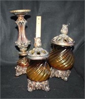 Decorator Candlestick & Urns