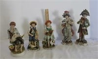Figurines Inc. Andrea, Homco. Some Damaged